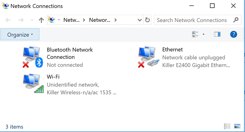 Máy tính bạn không vào được mạng dây